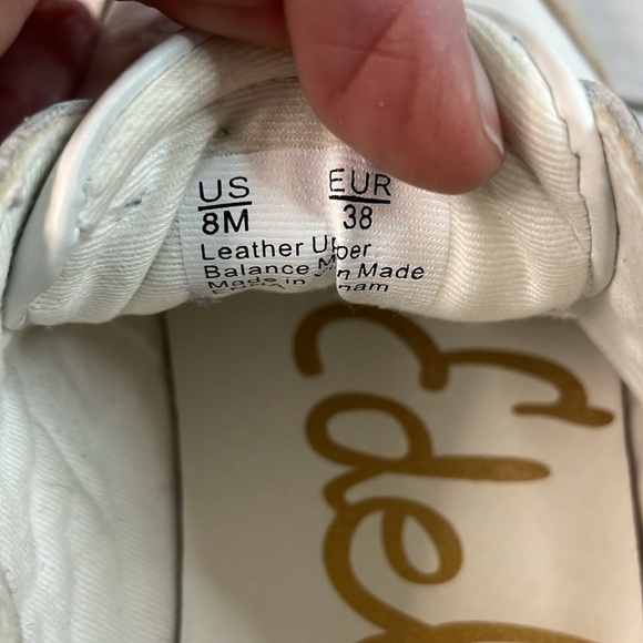 Sam Edelman Black, White and Creamy Taupe Suede and Leather Trainers - Picture 12 of 14